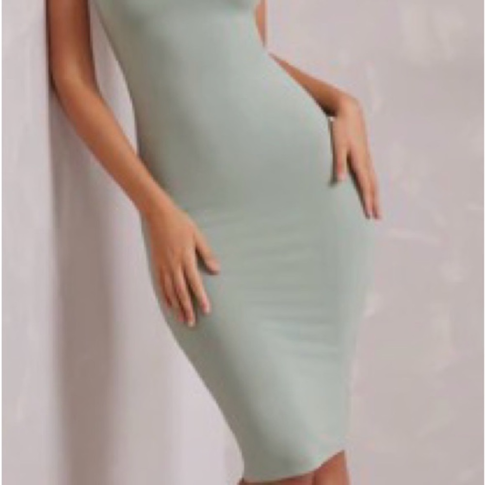 Elegant Mint Green Bodycon Dress